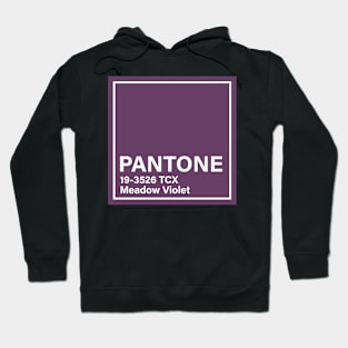 PANTONE 19-3526 TCX Meadow Violet, purple Hoodie